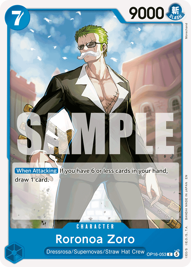 Roronoa Zoro #OP16-053 - The Time Of Battle (OP16-053)