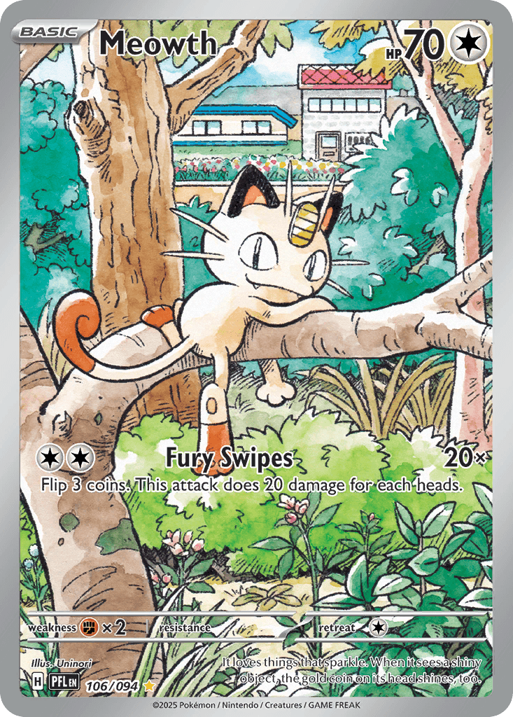 Meowth #106/094 - Phantasmal Flames (106/094)