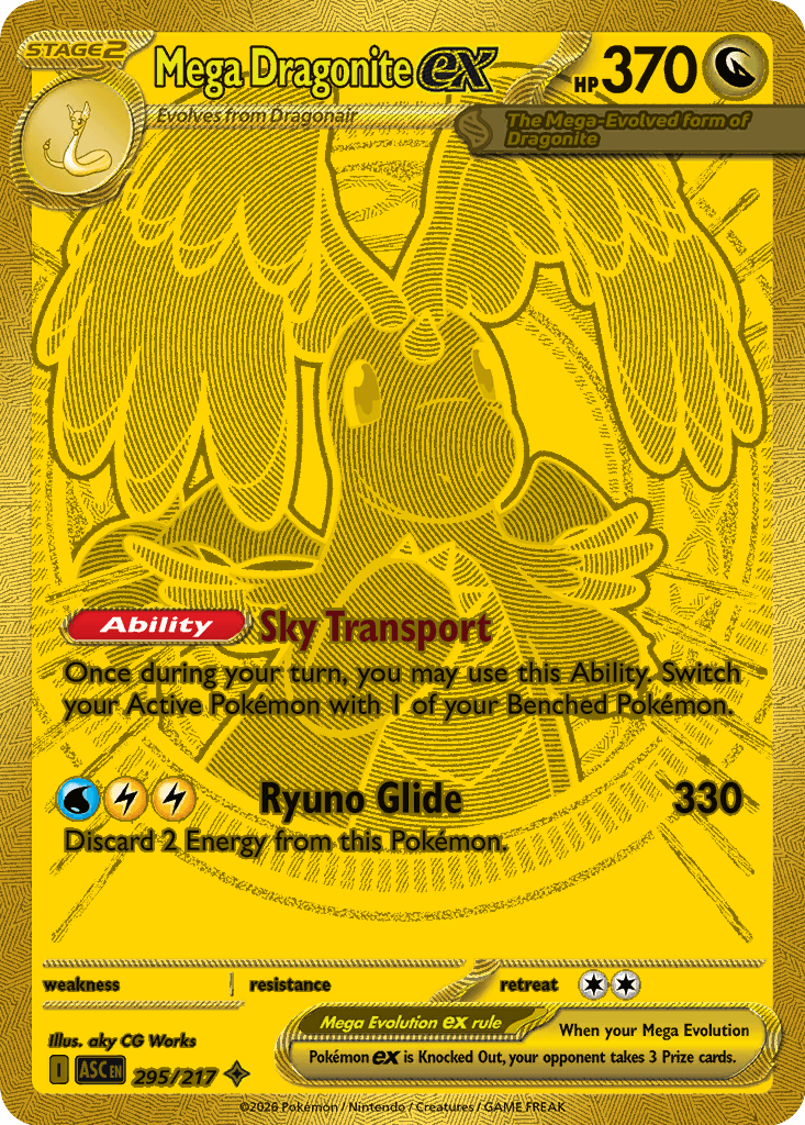 rare dragonite cards Mega ex #295/217 the official authentication and grading ensure this card remains a verified mainstay of your growing collection. Mega Dragonite EX - Textured
