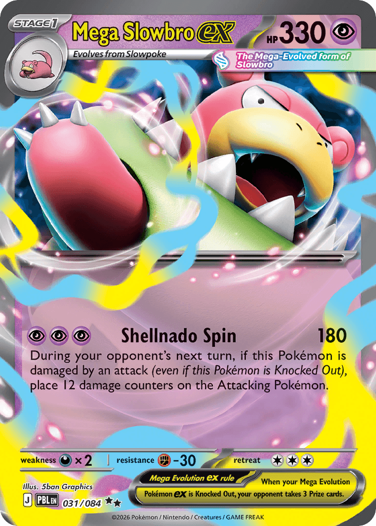 Mega Slowbro ex #031/084 - Pitch Black (031/084)