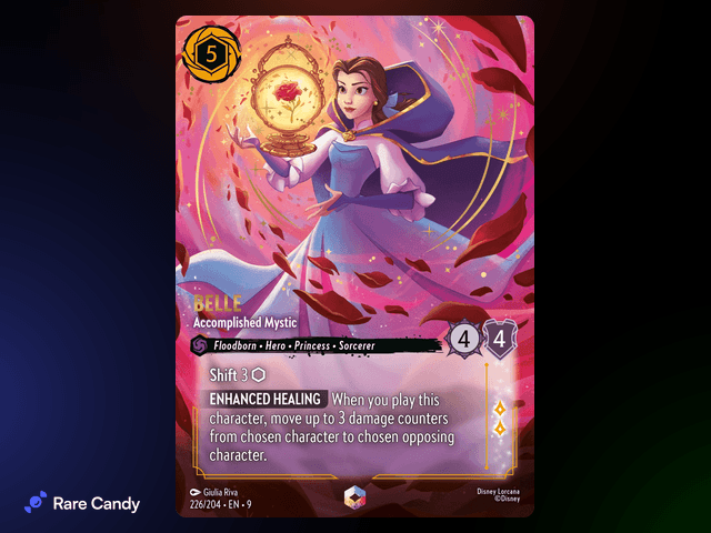 Belle - Accomplished Mystic Enchanted #226 from Lorcana: Fabled