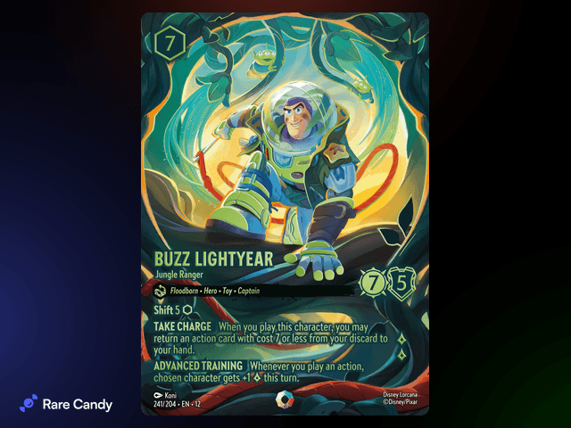 Buzz Lightyear - Jungle Ranger Iconic #241 from Lorcana: Wilds Unknown