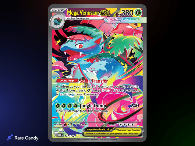 Mega Venusaur ex SIR - Mega Evolution #177