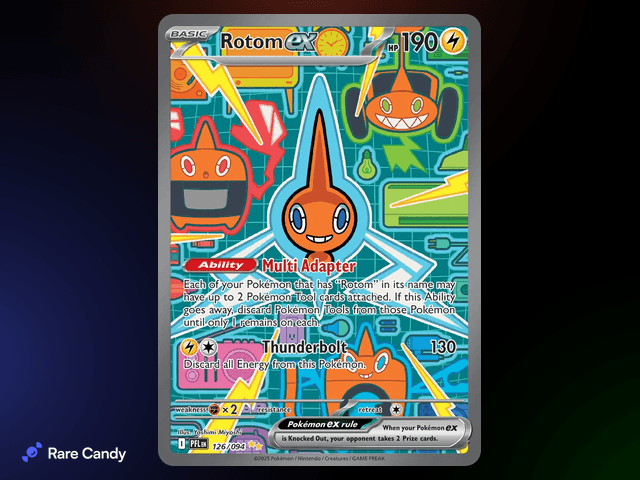 Rotom ex Special Illustration Rare 126/094 from Pokémon Phantasmal Flames