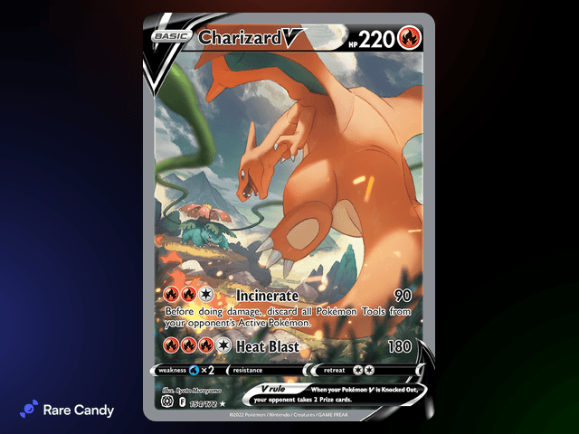 Charizard V Alternate Art Ultra Rare 154/172 from Pok�mon Brilliant Stars