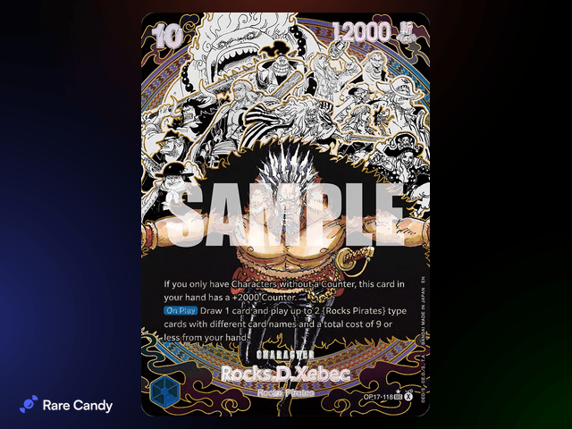 #1 Rocks.D.Xebec Super Alt Art Secret Rare: OP-17
