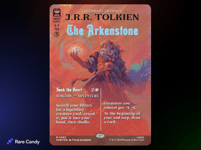 The Arkenstone (Borderless) (Surge Foil) from The Hobbit MTG