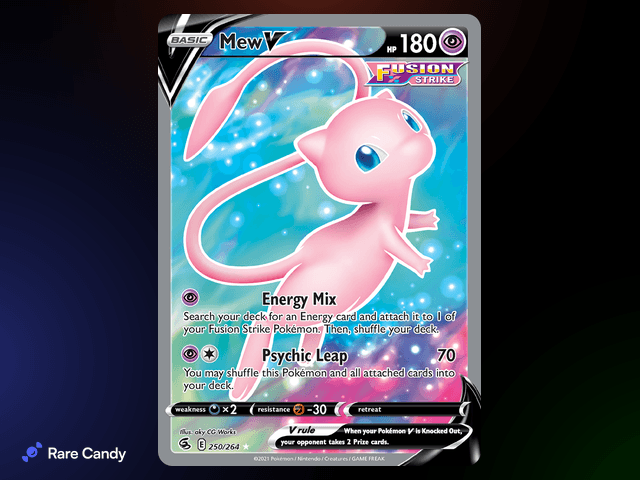 Mew V Ultra Rare 250/264 from Pok�mon Fusion Strike