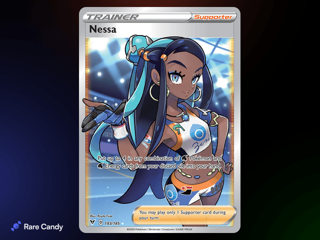 Nessa Ultra Rare 183/185 from Pokémon Vivid Voltage