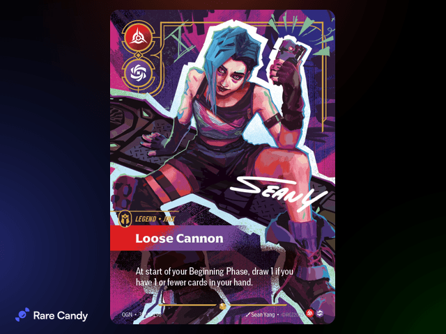 Jinx: Loose Cannon Signature 301*/298 from Riftbound: Origins