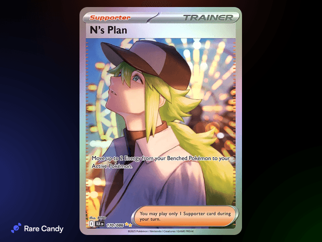 N's Plan Special Illustration Rare 170/086 from Pokémon Black Bolt