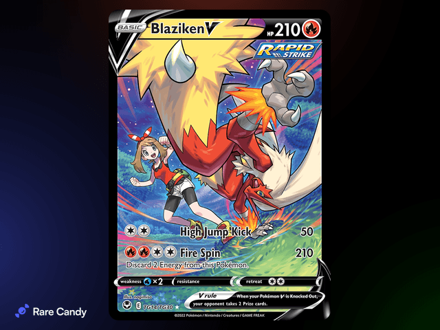 Blaziken V Trainer Gallery TG14/TG30 from Pok�mon Silver Tempest