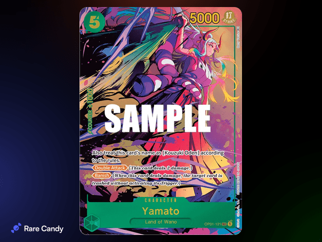 #10 Yamato Alt Art Secret Rare: Romance Dawn