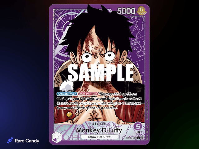 #6 Monkey.D.Luffy Alt Art Leader: OP-05