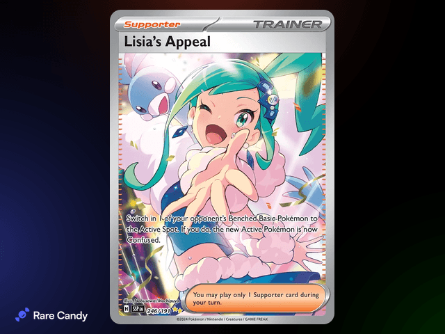 Lisia's Appeal Special Illustration Rare 246/191 from Pokémon Surging Sparks