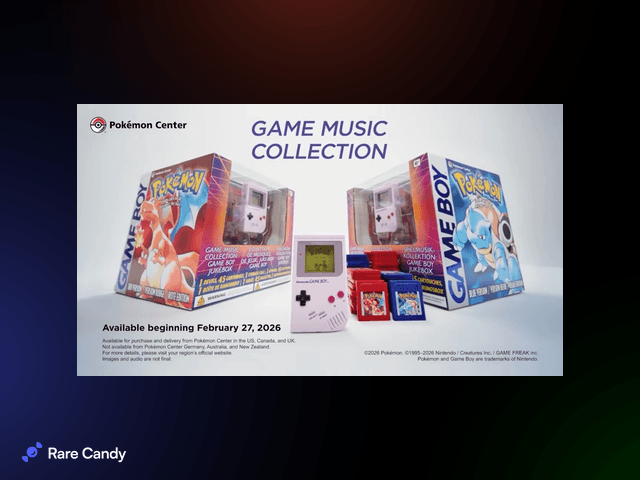 Pokémon Game Music Collection — Game Boy Jukebox