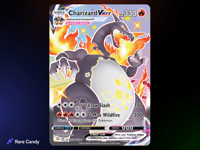 Shiny Charizard VMAX SV107/SV122 from Pokémon Shining Fates Shiny Vault