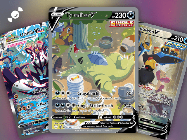 Blog Header - Top 10 Pokémon Battle Styles Hits & Chase Cards