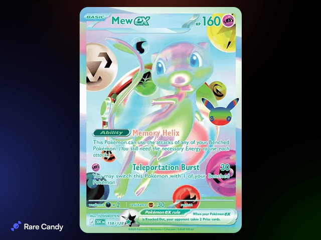 #3 Mew ex Futuristic Rare — 30th Celebration