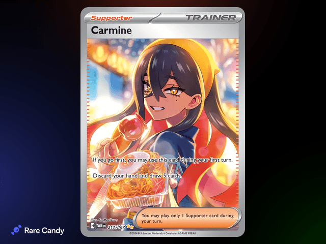 Carmine Special Illustration Rare 217/167 from Pokémon Twilight Masquerade