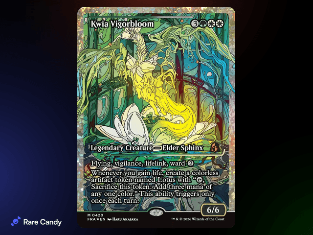 Kwia Vigorbloom (Showcase) (Fracture Foil) from MTG Reality Fracture