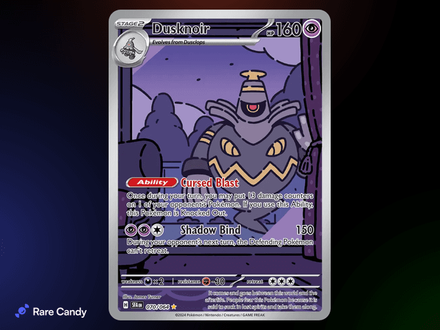 Dusknoir Illustration Rare 070/064 from Pokémon Shrouded Fable