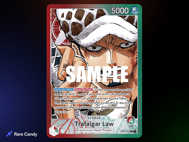 #4 Trafalgar Law Alt Art Leader: Romance Dawn