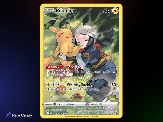 Pikachu Trainer Gallery TG05/TG30 from Pok�mon Lost Origin