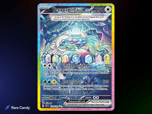 Terapagos ex Special Illustration Rare 170/142 from Pok�mon Stellar Crown