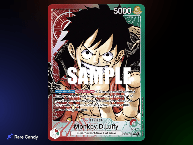 #2 Monkey.D.Luffy Alt Art Leader: Romance Dawn