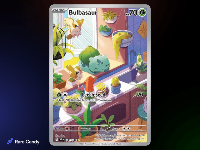 Bulbasaur Illustration Rare #143/142 – Stellar Crown