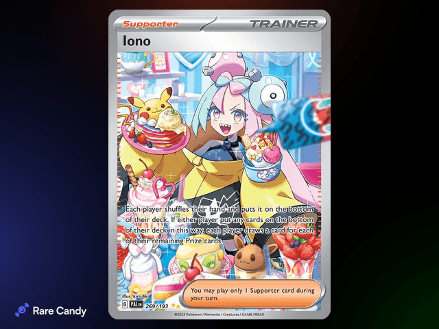 Iono Special Illustration Rare 269/193 from Pokémon Paldea Evolved