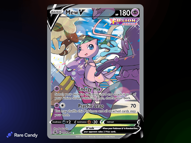Mew V Alternate Art Ultra Rare 251/264 from Pok�mon Fusion Strike