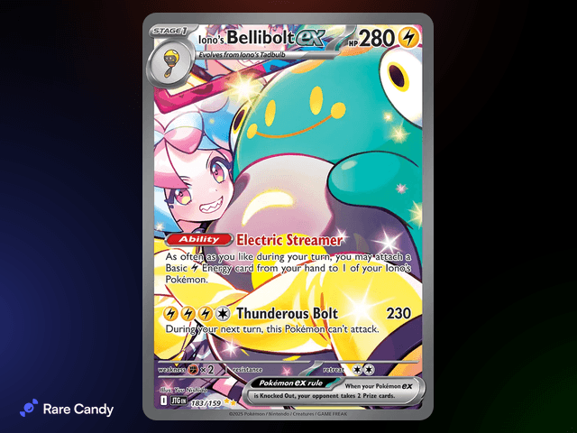 Iono's Bellibolt ex Special Illustration Rare 183/159 from Pokémon Journey Together