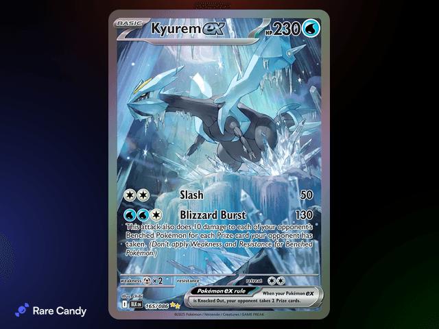 Kyurem ex Special Illustration Rare 165/086 from Pokémon Black Bolt