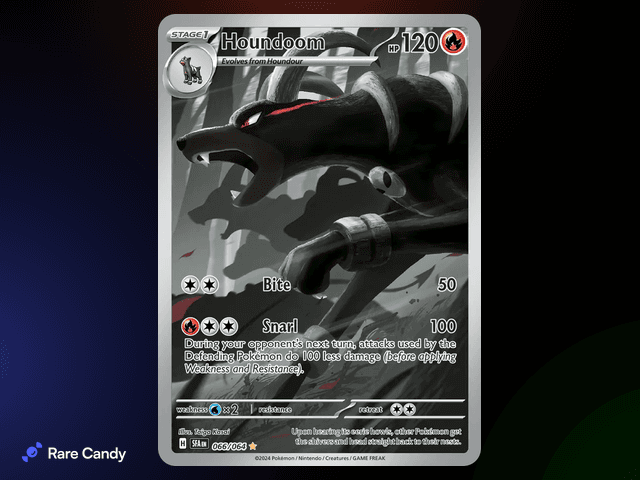 Houndoom Illustration Rare 066/064 from Pokémon Shrouded Fable