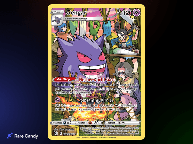 Gengar Trainer Gallery TG06/TG30 from Pok�mon Lost Origin
