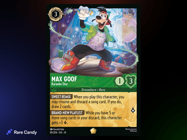 Max Goof - Karaoke Star Legendary #89 from Lorcana: Hyperia City