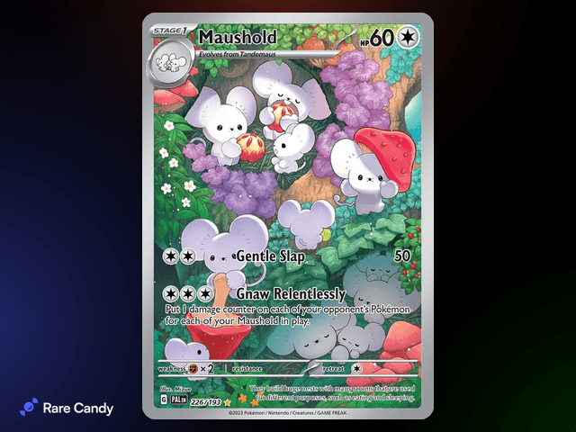 Maushold Illustration Rare 226/193 from Pokémon Paldea Evolved
