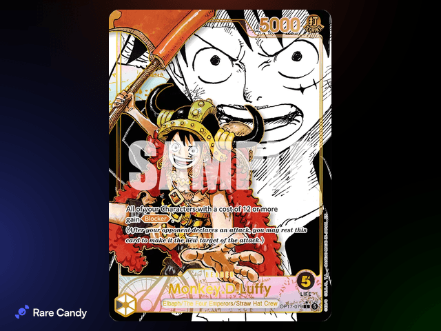 #2 Monkey.D.Luffy Super Alt Art Leader: OP-17