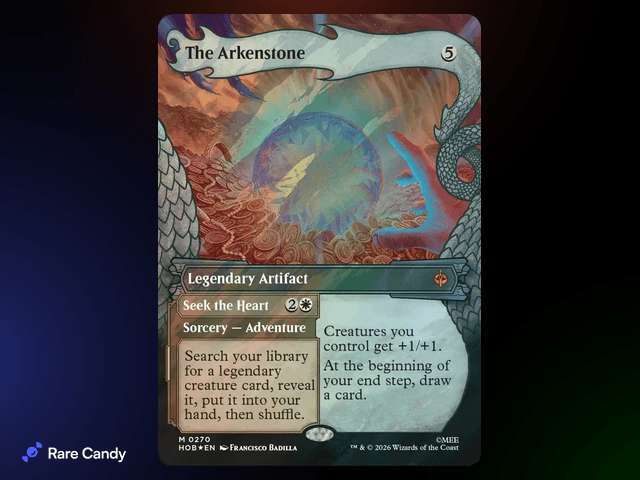 The Arkenstone (Showcase) (Surge Foil) from The Hobbit MTG