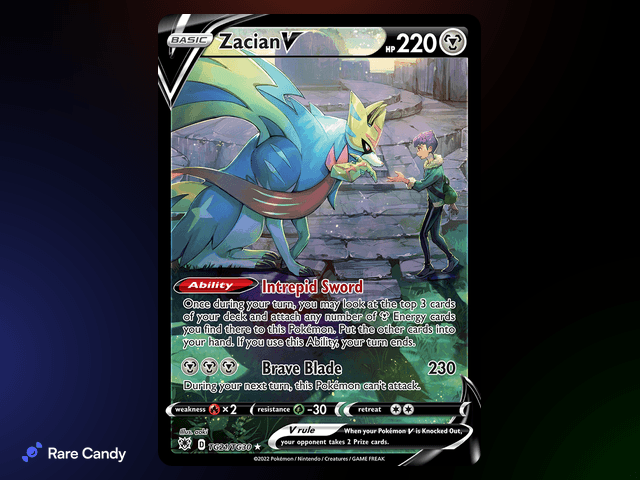 Zacian V Trainer Gallery TG21/TG30 from Pokémon Astral Radiance