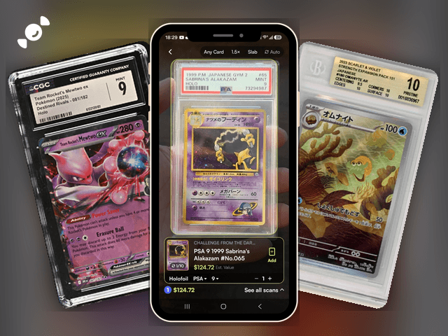 Blog Header - Graded Card Scanner App: Scan PSA, CGC, BGS & TAG Slabs Free