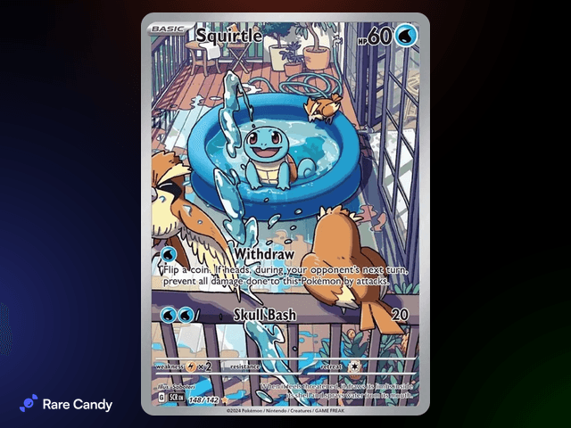 Squirtle Illustration Rare #148/142 – Stellar Crown