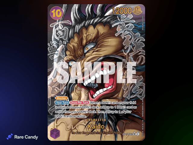 #7 Kaido Super Alt Art Super Rare: OP-17