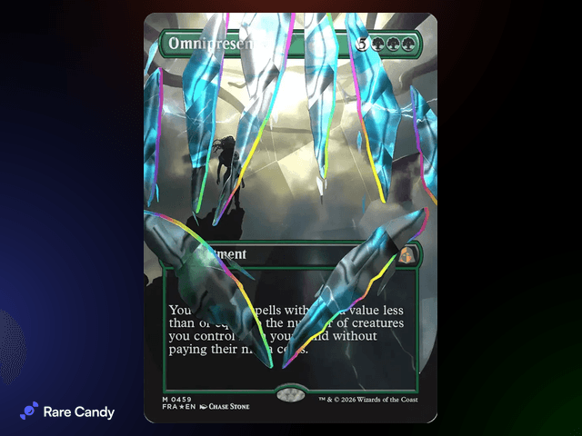 Omnipresence (Borderless) (Facet Foil) from MTG Reality Fracture