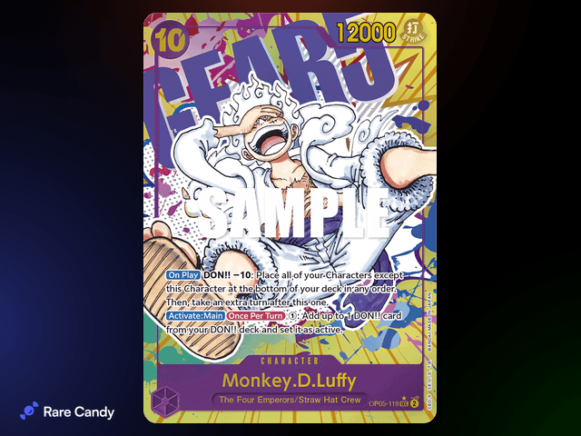 #4 Monkey.D.Luffy Gear 5 Alt Art Secret Rare: OP-05