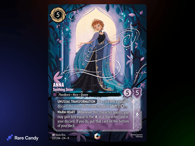 Anna - Soothing Sister Enchanted #227 from Lorcana: Winterspell