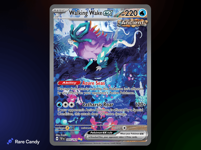 Walking Wake ex Special Illustration Rare 205/162 from Pok�mon Temporal Forces