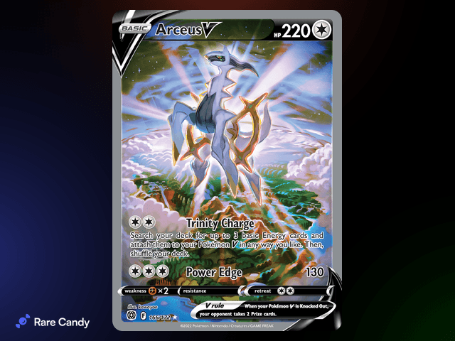 Arceus V Alternate Art Ultra Rare 166/172 from Pok�mon Brilliant Stars